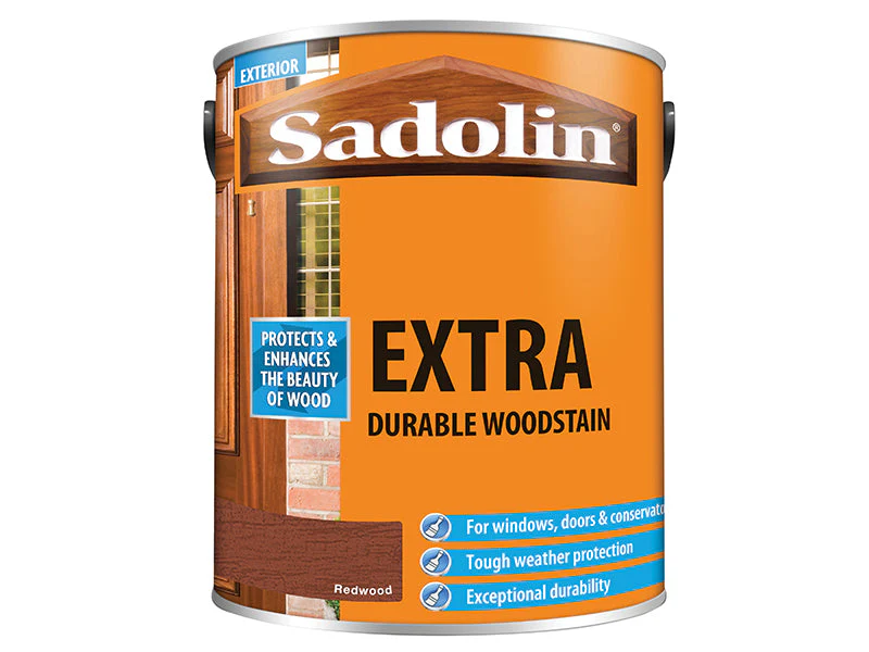 Sadolin  Extra Durable Woodstain Redwood 5 litre