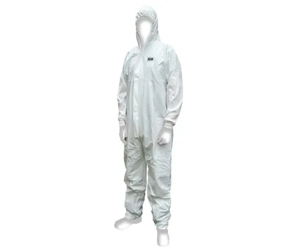 Scan Chemical Splash Resistant Disposable Coverall White