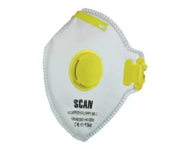 Scan Fold Flat Valved Disposable Mask FFP1 (Pack of 10)