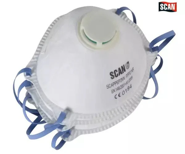 Scan Moulded Disposable Mask Valved FFP2 Protection (Pack 3) - Image 2