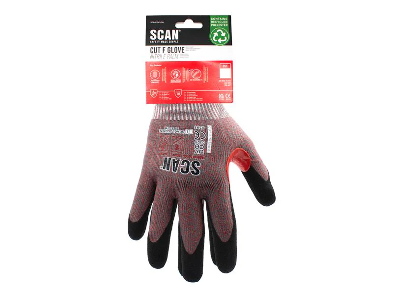 Scan Nitrile Palm Cut F Gloves - Image 6