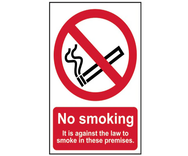 Scan No Smoking It Is Against The Law To Smoke In These Premises - PVC 200 x 300mm