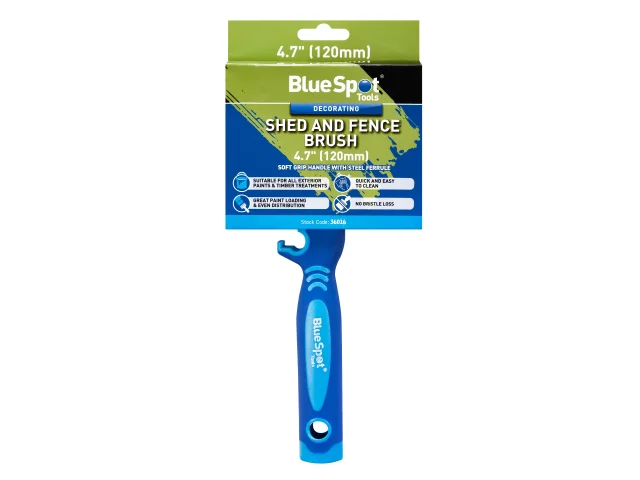 BlueSpot Tools Shed and Fence Brush 120mm - Image 2