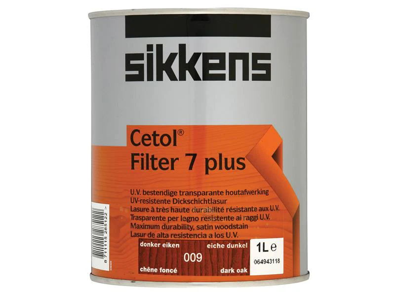 Sikkens  Cetol Filter 7 Plus Translucent Woodstain Dark Oak 1 litre
