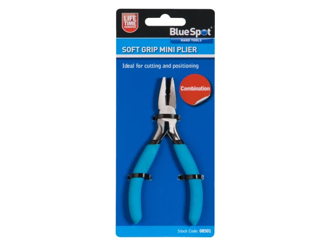 BlueSpot Tools Soft Grip Mini Combination Pliers - Image 2