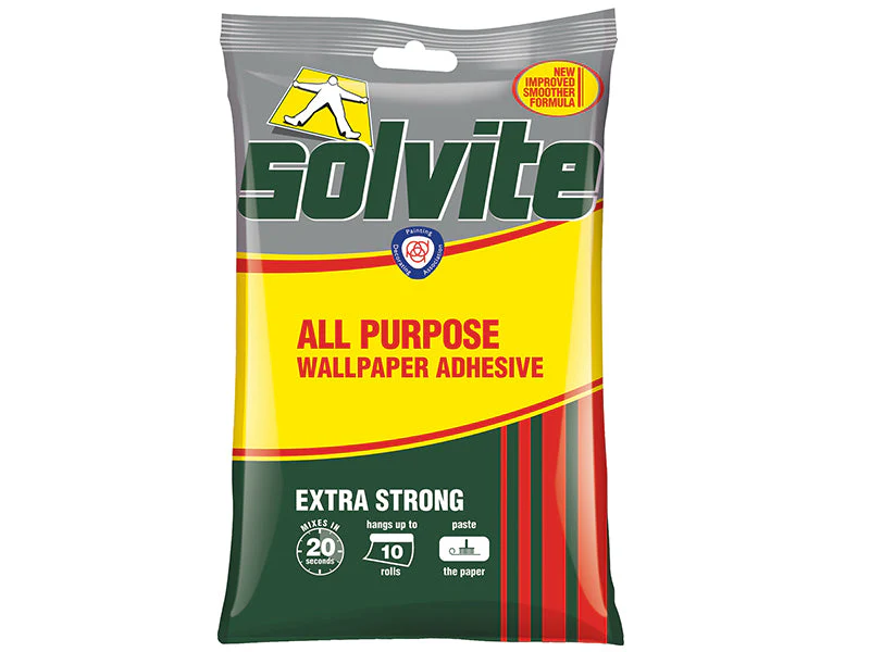 Solvite  All Purpose Wallpaper Paste Sachet 10 Roll