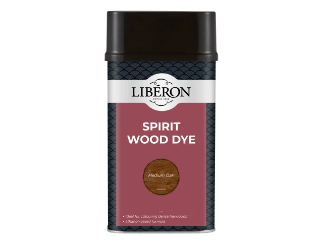 Liberon Spirit Wood Dye Medium Oak 1 litre