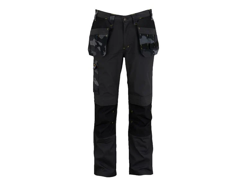STANLEY® Clothing Dixon Slim Fit Trousers Black Camouflage Leg R