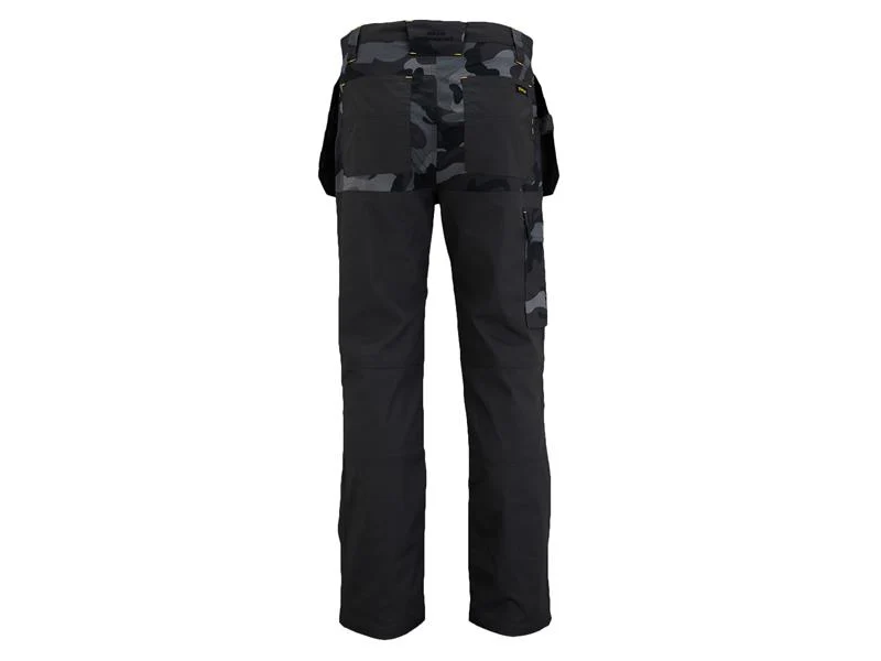 STANLEY® Clothing Dixon Slim Fit Trousers Black Camouflage Leg R - Image 3