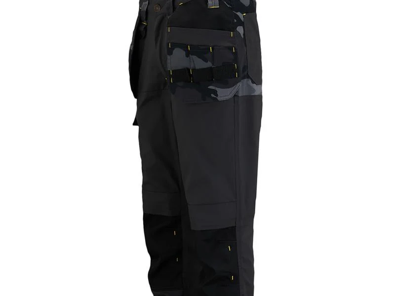 STANLEY® Clothing Dixon Slim Fit Trousers Black Camouflage Leg R - Image 4