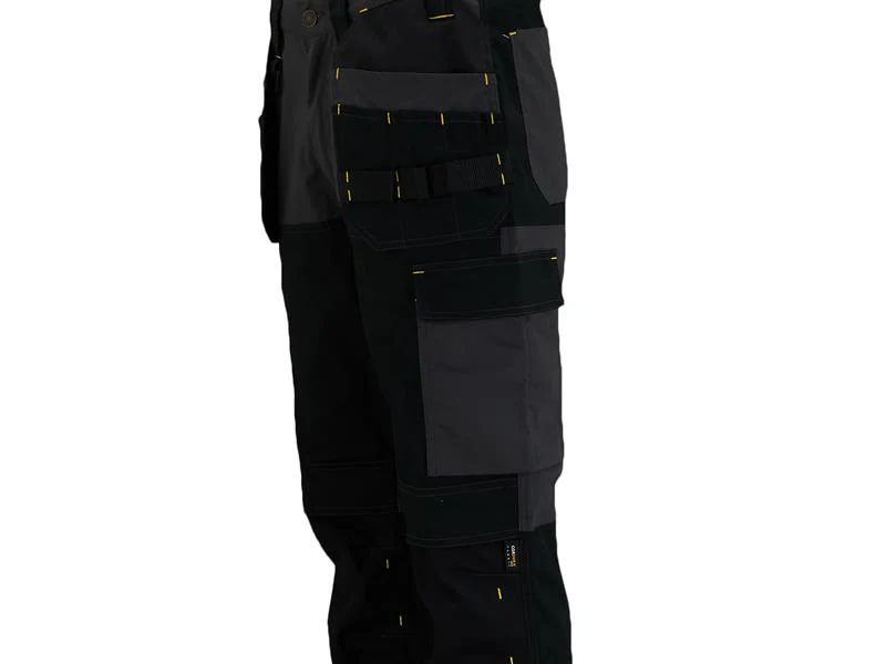 STANLEY® Clothing Dixon Slim Fit Trousers Grey/Black Leg R - Image 2