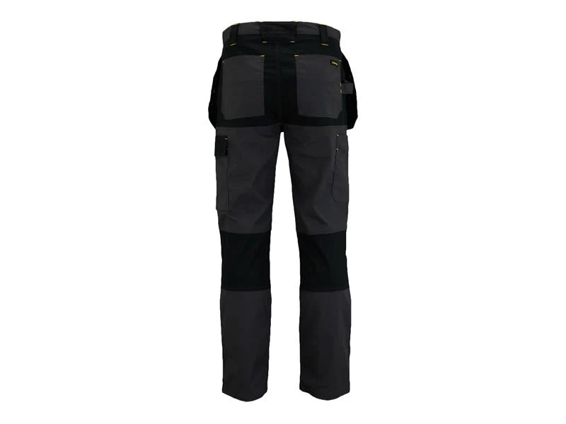STANLEY® Clothing Dixon Slim Fit Trousers Grey/Black Leg R - Image 3