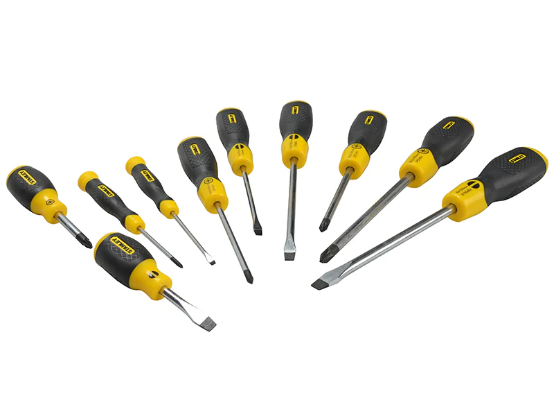 STANLEY® Hand Tools Cushion Grip Screwdriver Set, 10 Piece - Image 3
