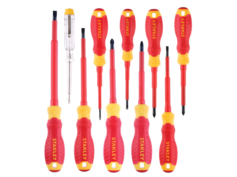 STANLEY® Hand Tools FatMax® VDE Insulated Screwdriver Set, 10 Piece - Image 2
