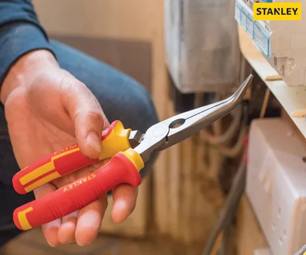 Stanley FatMax® Bent Long Nose Pliers VDE 200mm - Image 3
