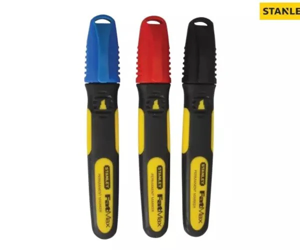 Stanley FatMax® Chisel Tip Marker (Pack 3) - Image 2