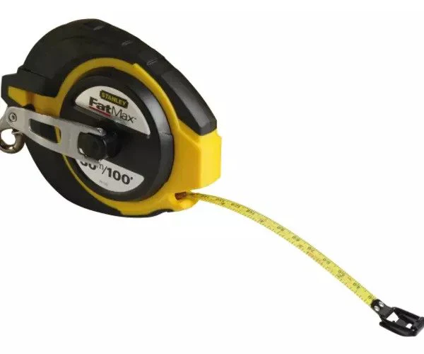 Stanley FatMax® Closed Case Steel Long Tape 30m/100ft (Width 10mm)