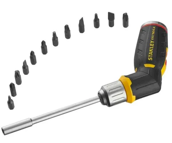 Stanley FatMax® Pistol Grip Ratchet 12 Bits