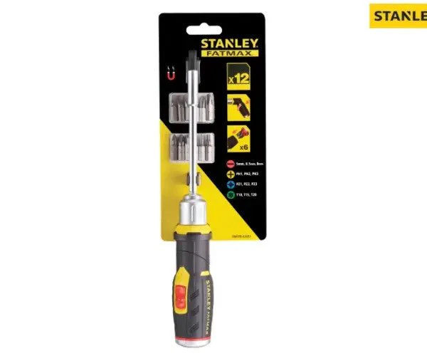 Stanley FatMax® Pistol Grip Ratchet 12 Bits - Image 10