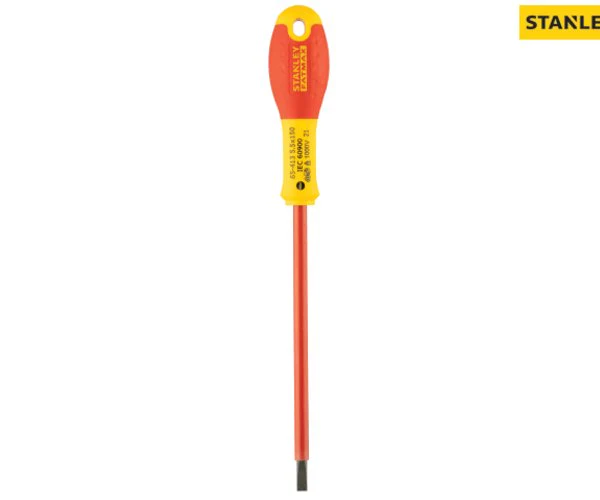 Stanley FatMax® VDE Insulated Screwdriver Parallel Tip 5.5 x 150mm - Image 3