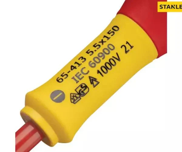 Stanley FatMax® VDE Insulated Screwdriver Parallel Tip 5.5 x 150mm - Image 4