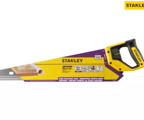 Stanley Jet Cut Fine Handsaw 500mm (20in) 11 TPI