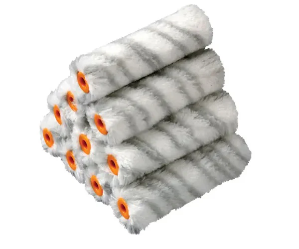 Stanley Medium Pile Silver Stripe Sleeve 100mm (4in) 10 Pack
