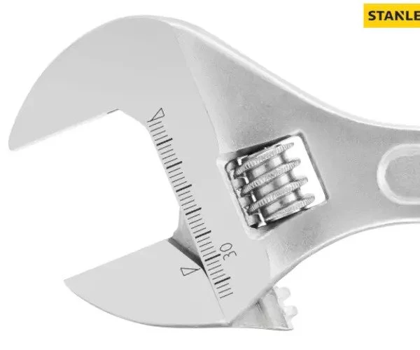 Stanley Metal Adjustable Wrench 300mm (12in) - Image 2