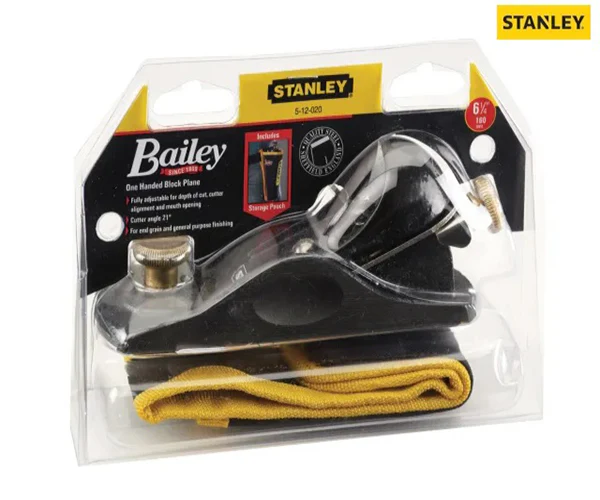 Stanley No.9.1/2 Block Plane with Pouch - Image 2