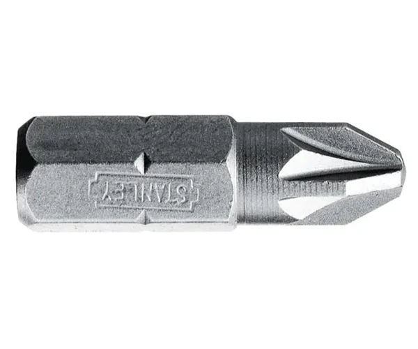 Stanley Pozidriv Bits PZ2 x 25mm (Box 25)