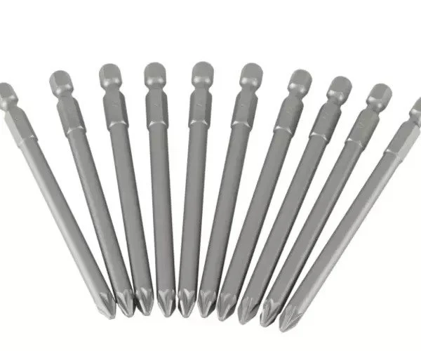 Stanley Pozidriv Power Bits PZ2 x 100mm (Box 10)