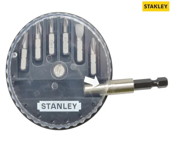 Stanley Slotted/Phillips/Pozidriv Insert Bit Set, 7 Piece - Image 5