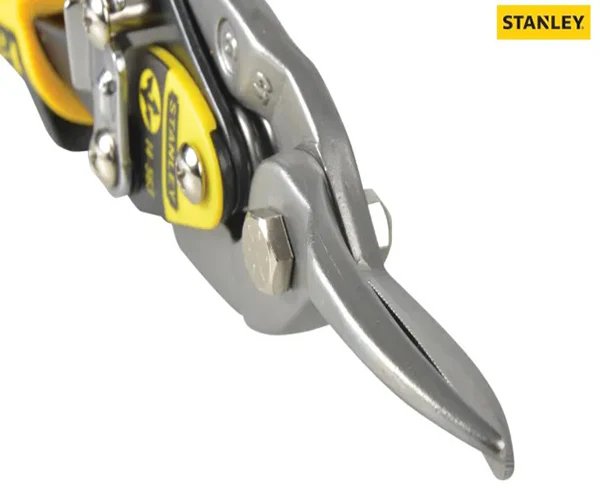 Stanley Yellow Aviation Snips & Holster Straight Cut 250mm (10in) - Image 4