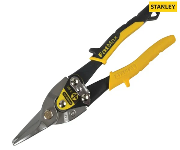 Stanley Yellow Aviation Snips & Holster Straight Cut 250mm (10in) - Image 5
