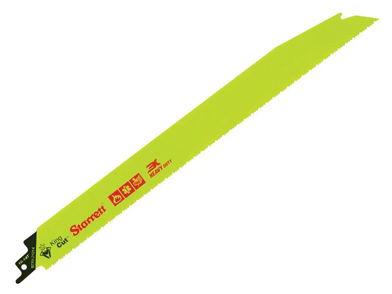 Starrett BTR121014-5 Bi-Metal King Cut™ Demolition Blade 300mm 10-14 TPI (Pack 5)