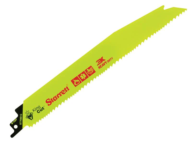 Starrett BTR9610-5 Bi-Metal King Cut™ Demolition Blade 228mm 6-10 TPI (Pack 5)
