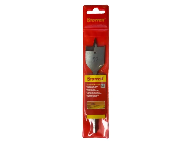 Starrett Flat Wood Drill Bit 32 x 152mm - Image 2