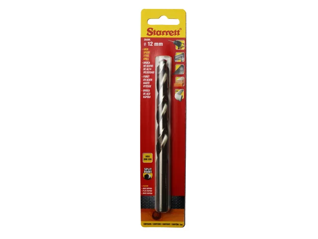 Starrett HSS Split Point Drill Bit 12.0 x 151mm - Image 2