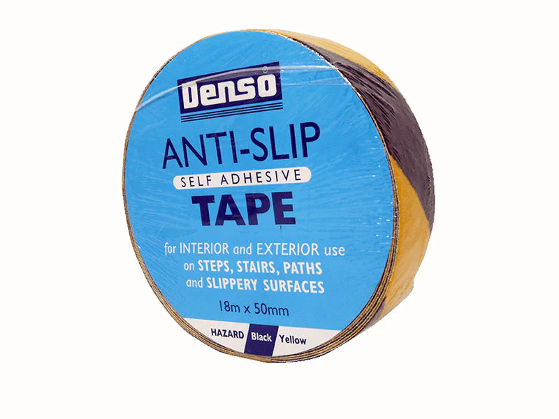Sylglas  Anti-Slip Tape 50mm x 18m Black & Yellow Hazard