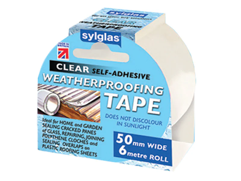 Sylglas  Weatherproofing Tape 50mm x 6m Clear