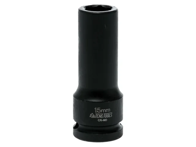 Teng Deep Impact Socket Hexagon 6-Point 1/2in Drive 15mm - Image 2