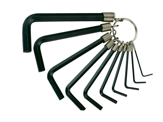 Teng Imperial Hexagon Key Set on Ring, 10 Piece (1/16-3/8in)