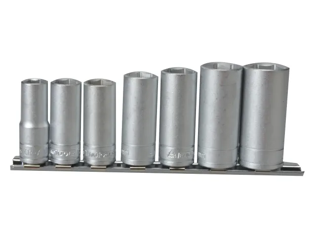Teng M3807 Socket Clip Rail Set of 7 Metric 3/8in Drive - Image 2