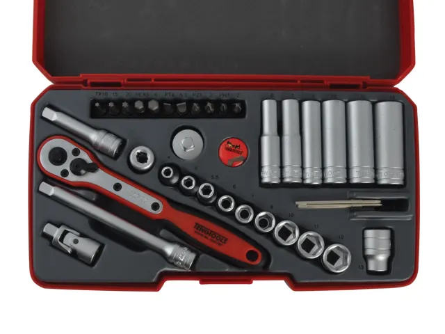 Teng T1436 Socket Set of 36 Metric 1/4in Drive - Image 2