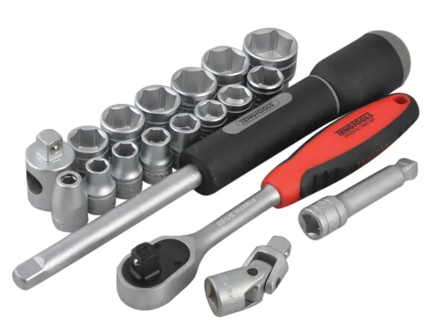Teng TT3819 Regular Metric Socket Set,  19 Piece -  3/8in Drive - Image 3