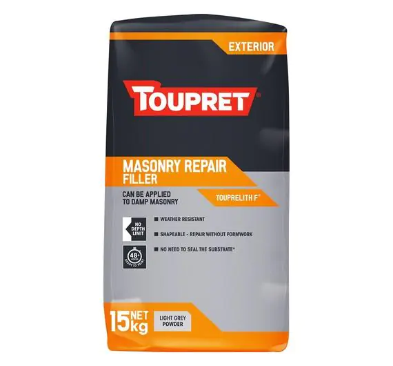 Toupret Exterior Masonry Repair Filler 15kg