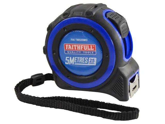 Faithfull Trade Tape Measure 5m (Width 25mm) (Metric Only) - Image 2