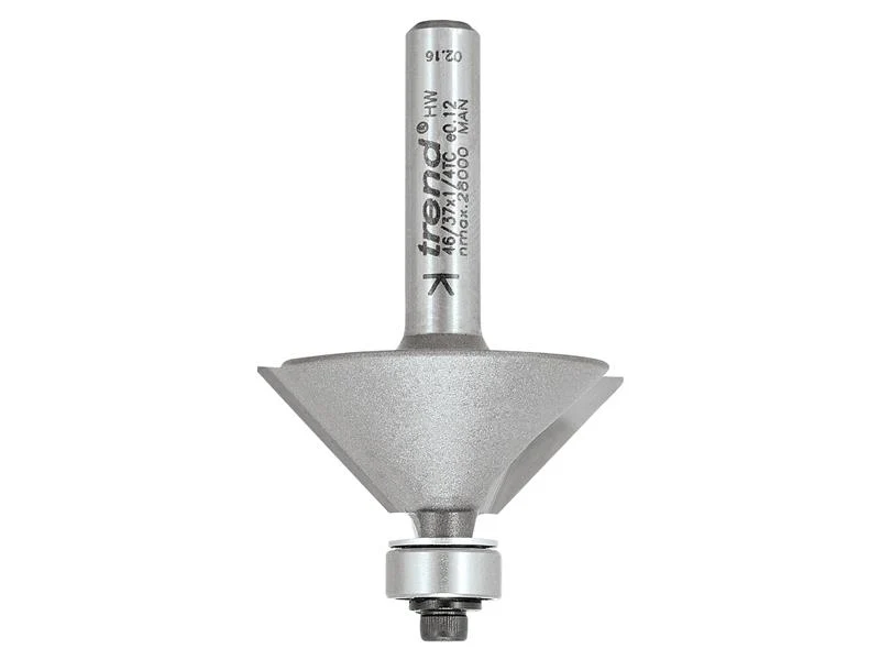 Trend 46/37 x 1/4 TCT Bearing Guided Chamfer 45° 31.8 x 12mm