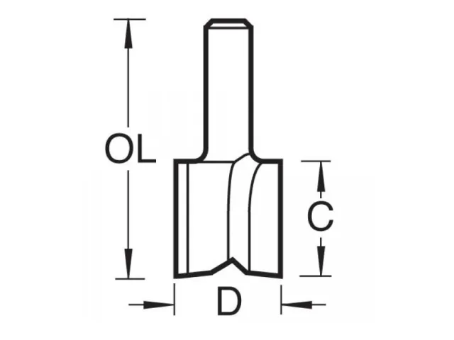 Trend 5/1 x 1/4 TCT Hinge Recessor 12.7 x 19mm - Image 2