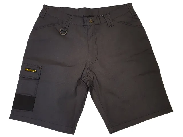 STANLEY® Clothing Tucson Cargo Shorts Grey Rip-Stop Waist 34in